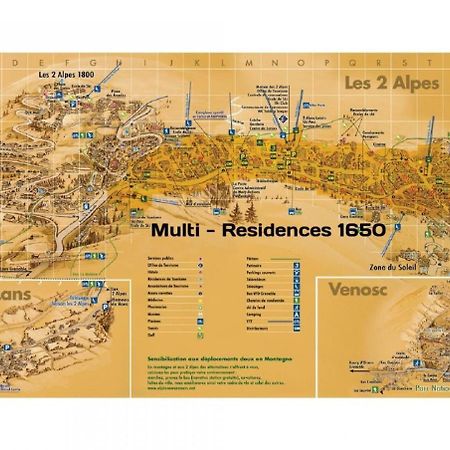 Multi-Residences 1650 Les Deux Alpes Dış mekan fotoğraf